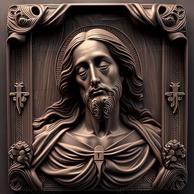 3D model st jesus (STL)